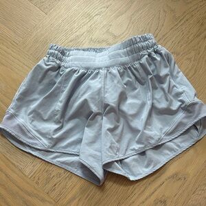 lululemon athletica Blue Linen Athletic Shorts - 4in inseam